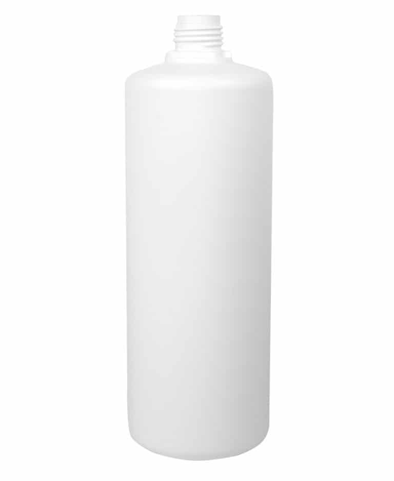 Round bottle 1000ml DIN28 HDPE