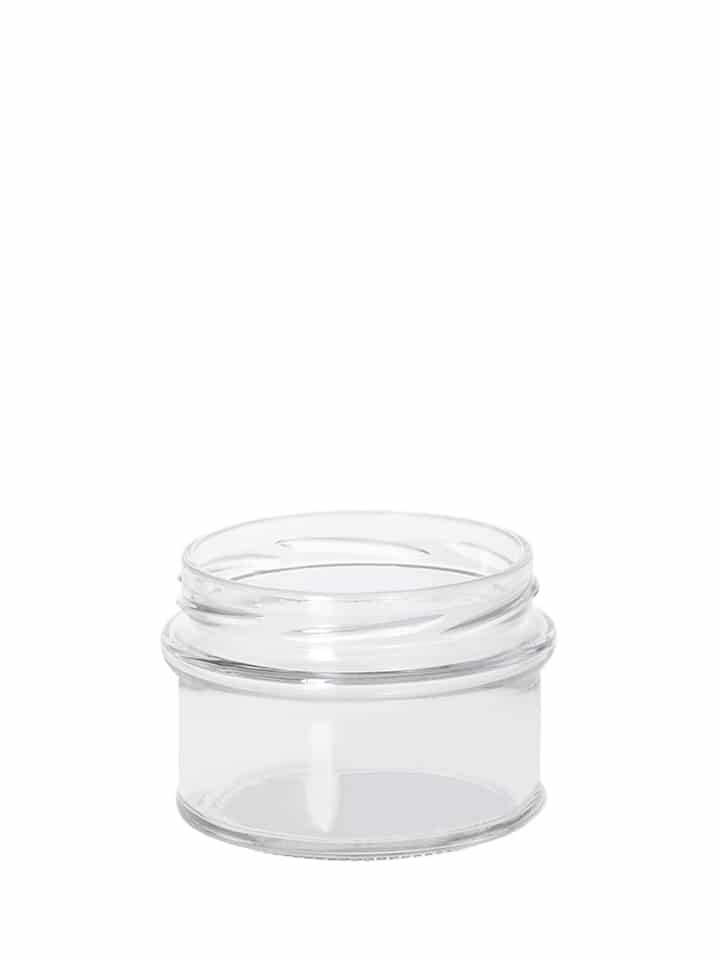 Profile jar 185ml 77TO glass white flint