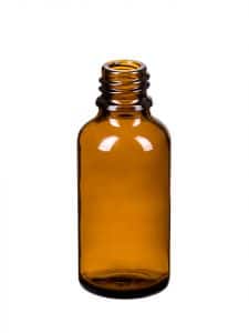 Dropper bottle 030ml GL18 glass amber