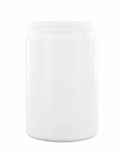 CYLINDRICAL JAR 300ML 63CT HDPE WHITE