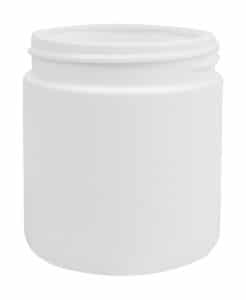 CYLINDRICAL JAR 200ML 63CT HDPE WHITE