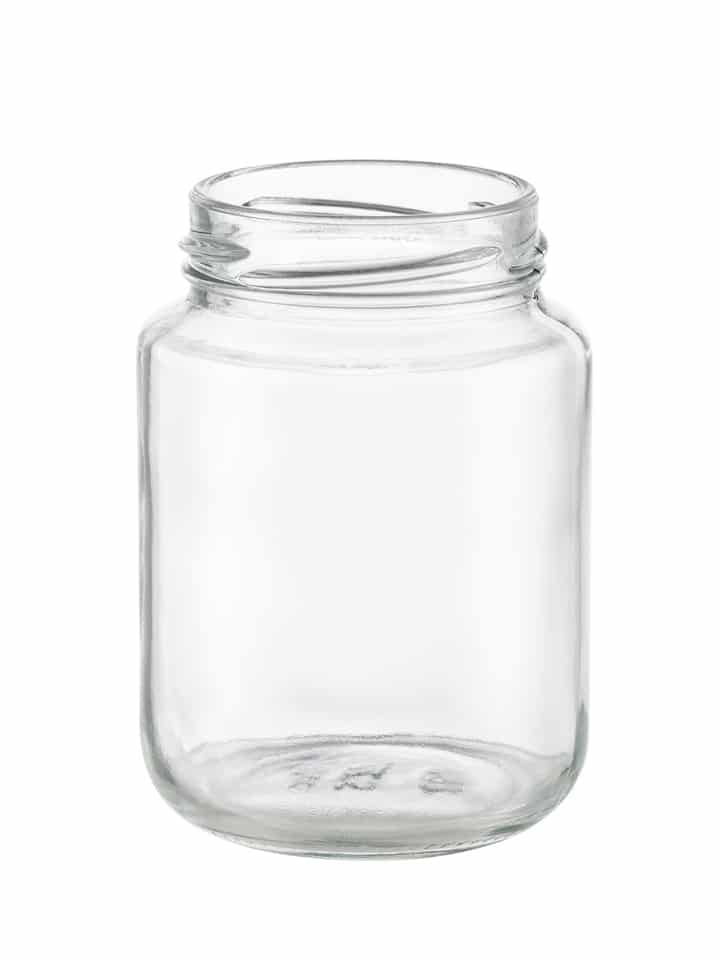 Jar 210ml TO53 glass white flint