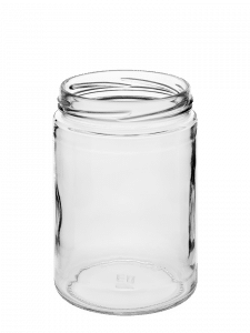 Glass Jar 580ml 82TO whit flint elegant