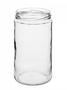 Glass Jar 720ml 82TO white flint Elegant