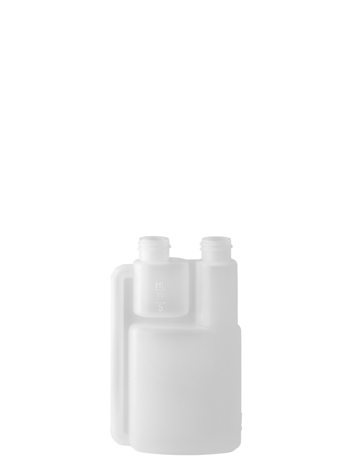 Dosing bottle 125/12,5ml 2N 20/400 HDPE natural