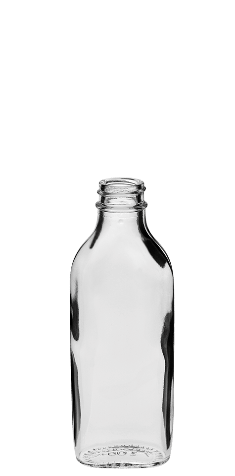 Sloping shoulder 100ml 24/R3 glass white flint