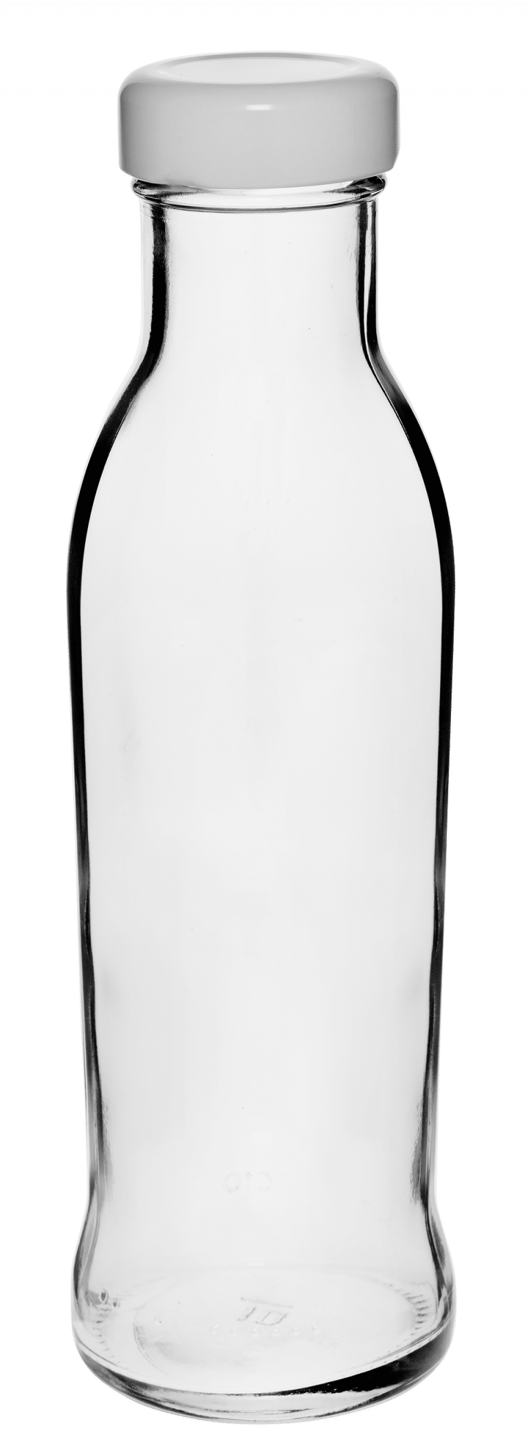 Salad cream bottle 290ml DTO38 glass white flint