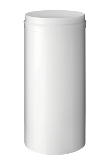 Securitainer 650ml PP blanc 75x150mm