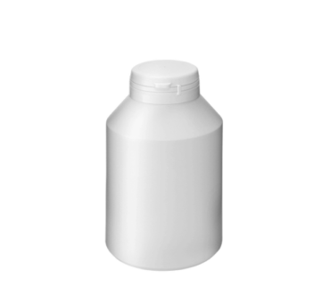 Pot avec fermeture sécurisée 350ml 43mm HDPE blanc #2