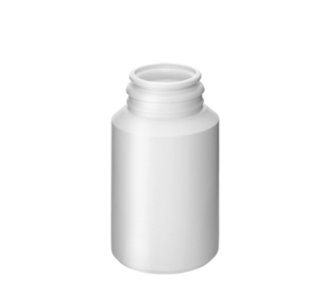 Pot avec fermeture sécurisée 60ml 31.5mm HDPE blanc