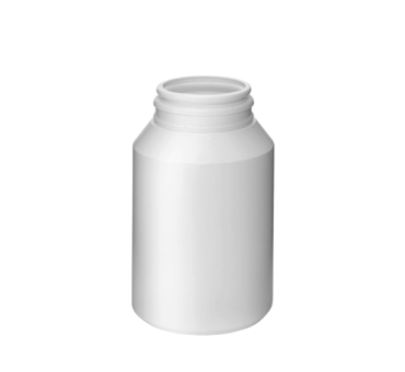 Pot avec fermeture sécurisée 175ml 43mm HDPE blanc