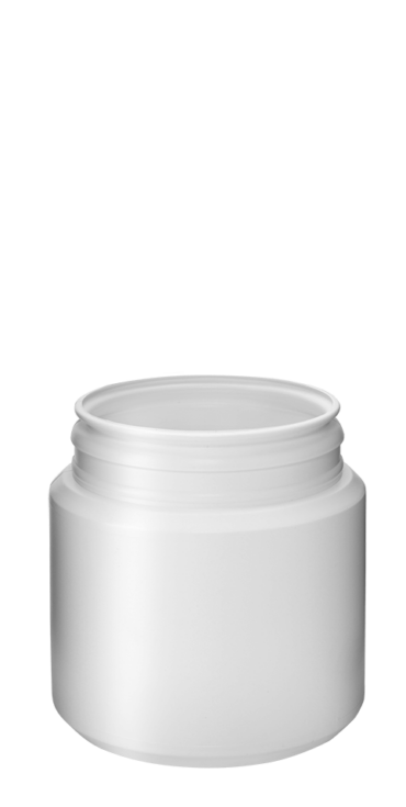 Pot avec fermeture sécurisée 500ml 90mm HDPE blanc