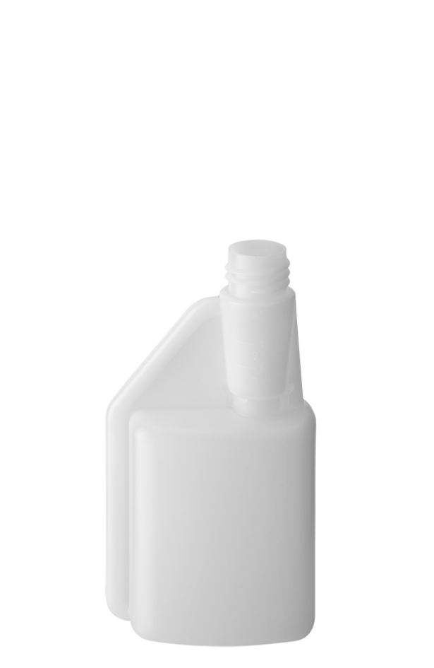 Dosing bottle 250/12ml 1N 28DIN HPDE natural