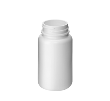 Roundpacker 100ml 38CT HDPE blanc