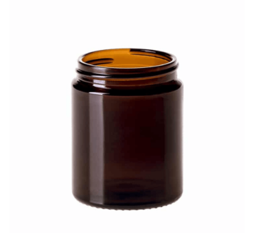 Cosmetic Jar 100ml 53/400 Glass amber