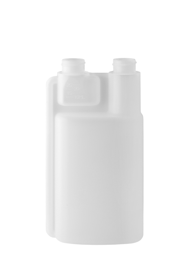 Dosing bottle 500/25ml 2n 28/400 HDPE natural