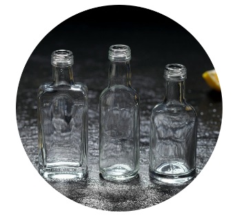 miniature spirit bottles