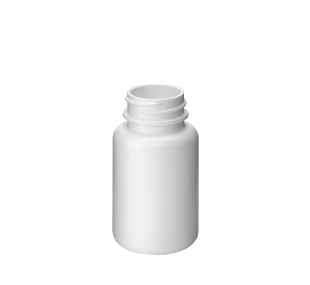 Roundpacker 075ml 33CT HDPE blanc