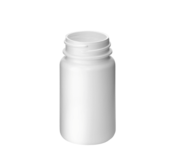 Roundpacker 075ml 38CT HDPE blanc