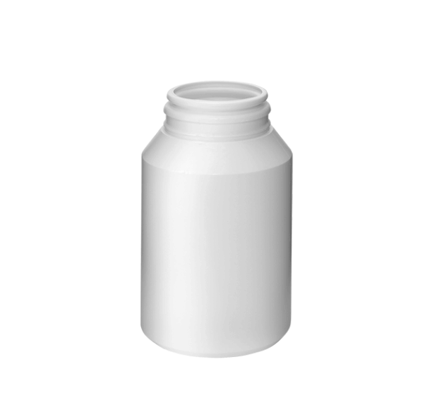 Pot avec fermeture sécurisée 175ml 43mm HDPE blanc